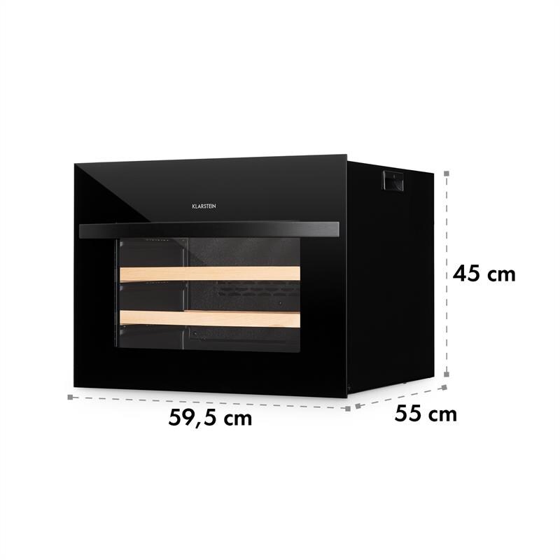 Vinsider 24 Built-In Uno Weinkühlschrank Einbaugerät 1 Zone 24 Fl