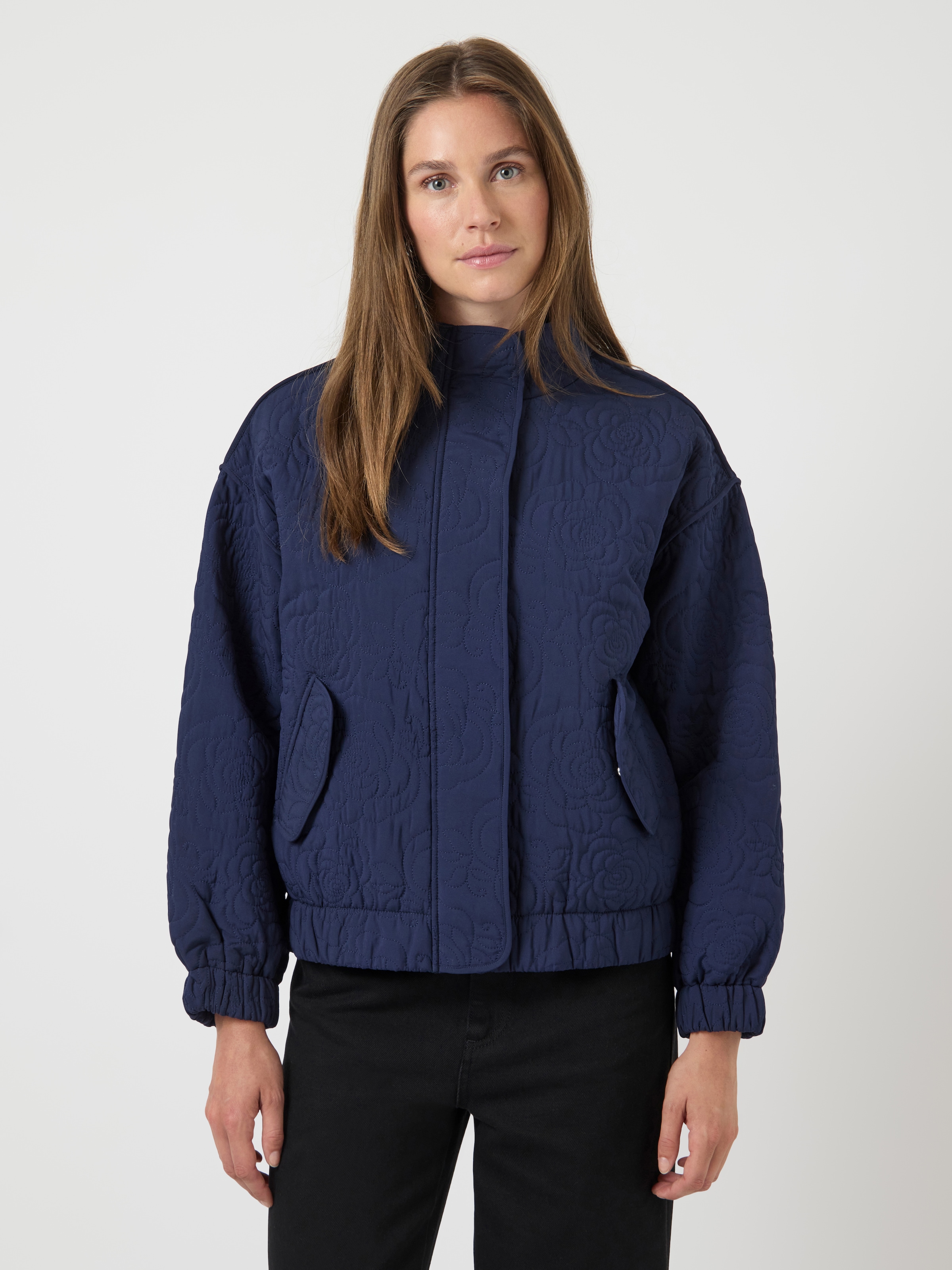 Y.A.S Blouson »YASFIPURA LS QUILTED JACKET S. NOOS« ohne Kapuze