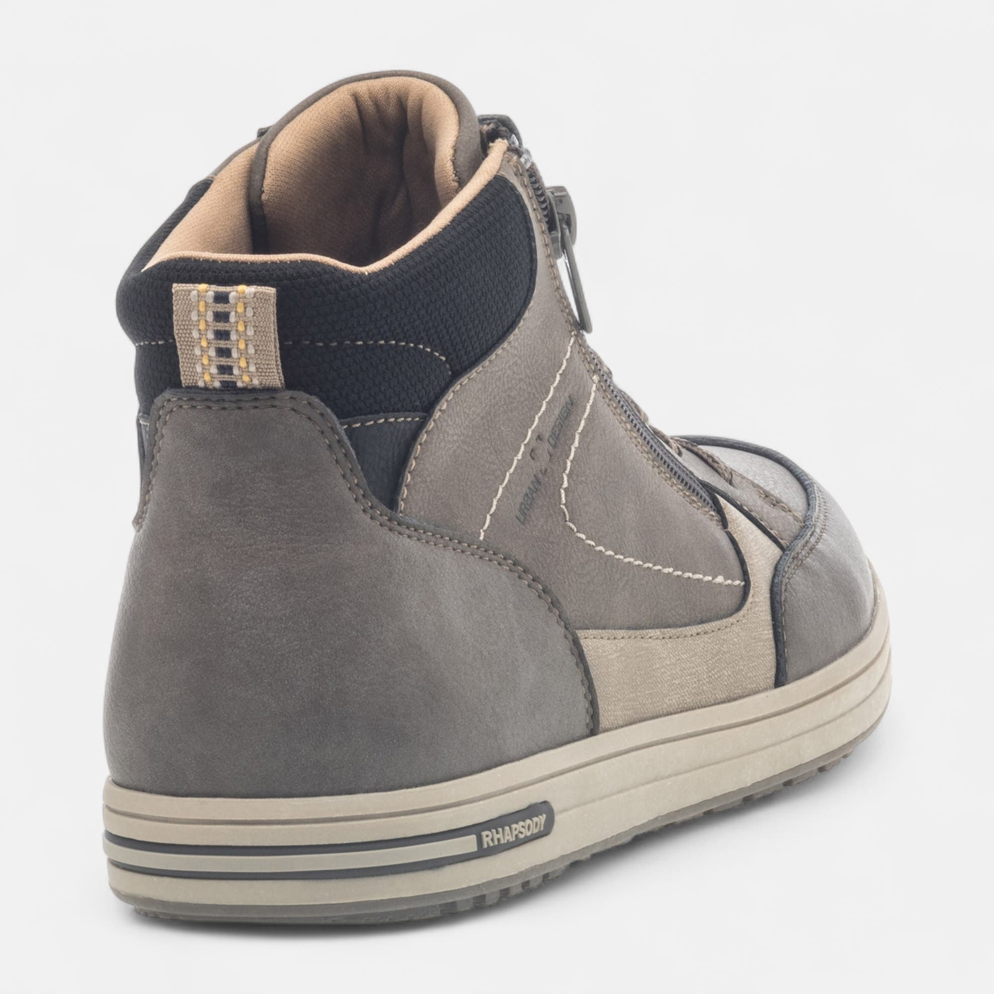 Baskets hautes Homme taupe