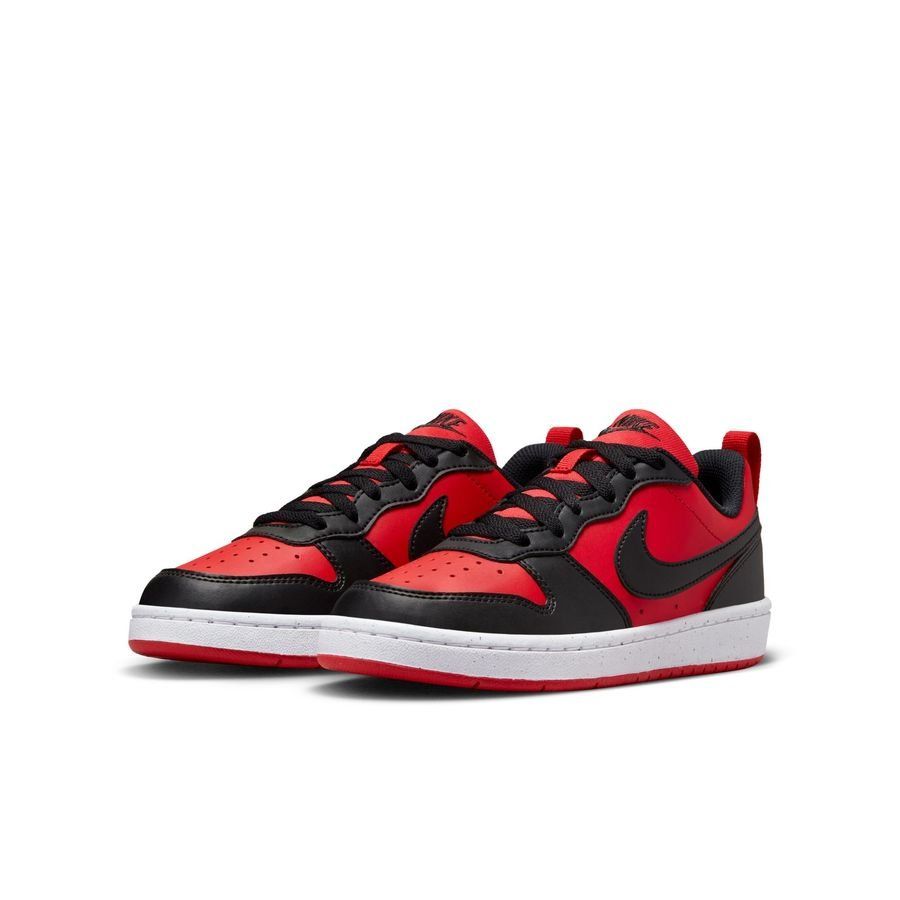 Nike Court Borough Low Recraft - Rouge/Noir/Blanc Enfant