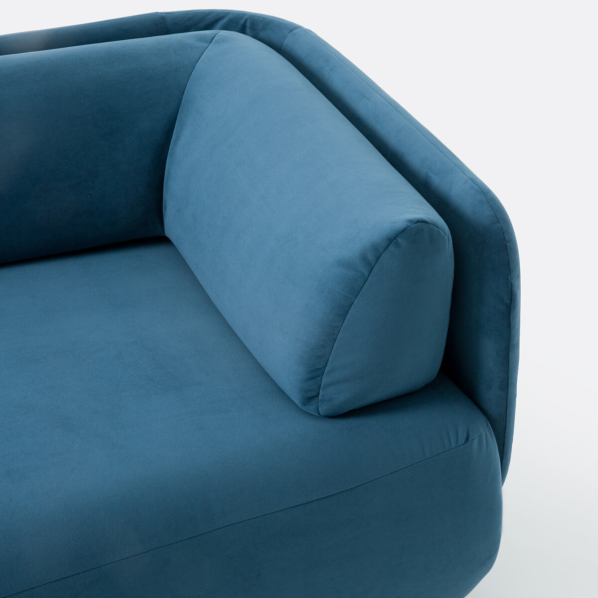 LA REDOUTE INTERIORS<br>Links de cadeira comprida, fluweel, Meridiano