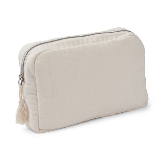 Humdakin Embroidery Toilettaske, Beige