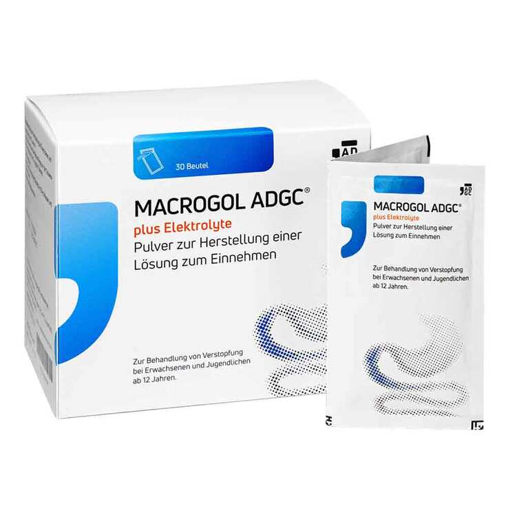Macrogol ADGC® plus Elektrolyte Pulver zur H.e.L.zum Einnehmen , 30 St