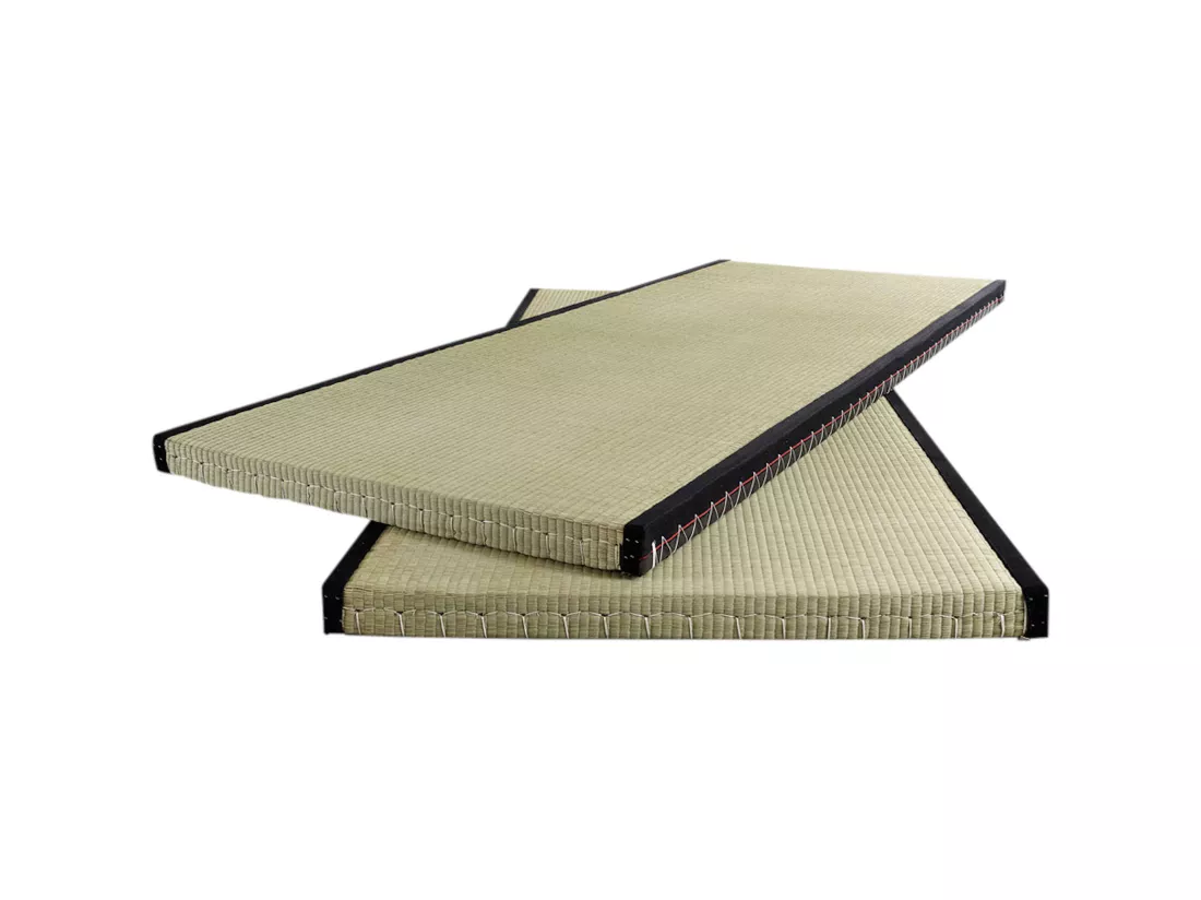 Tatami traditionnel en paille de riz 5cm 100x200