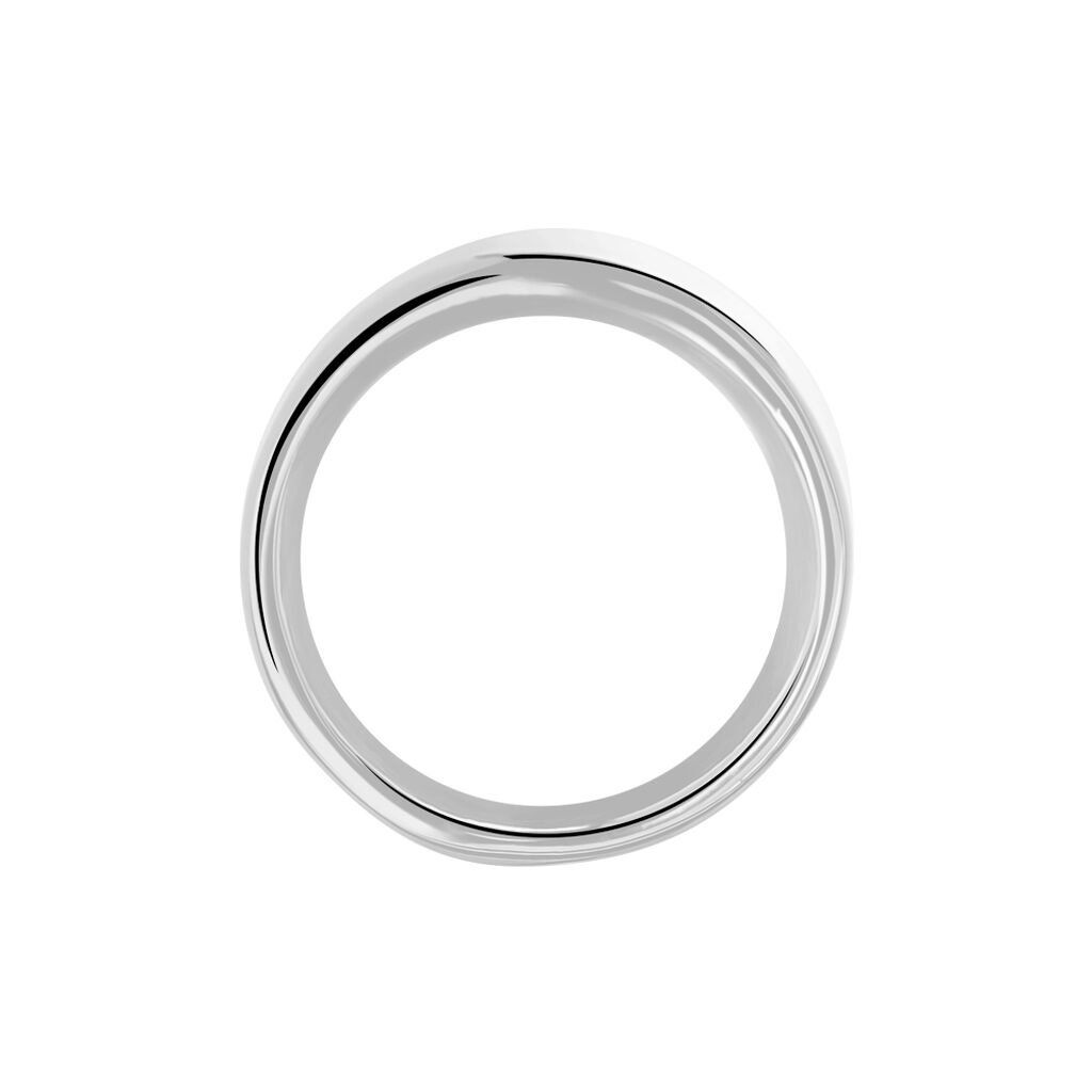 Bague Jonc Nohani Acier Blanc