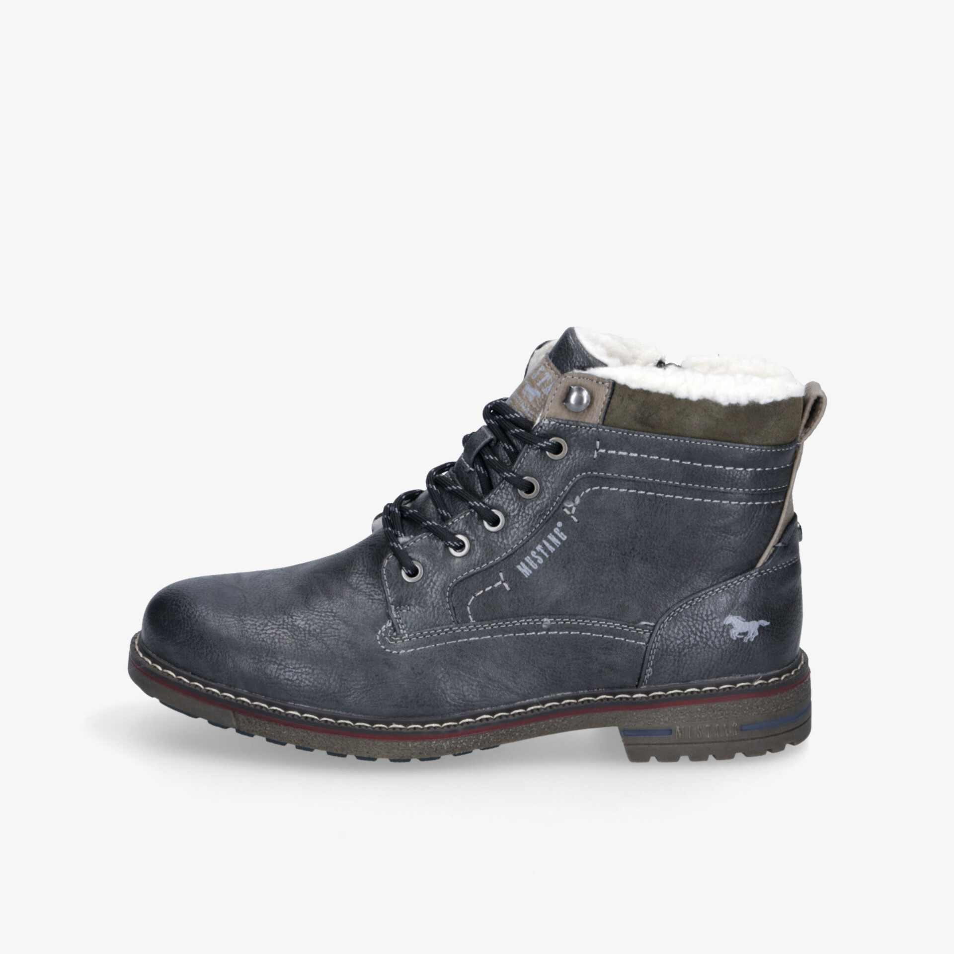 MUSTANG Herren Winterstiefel grau