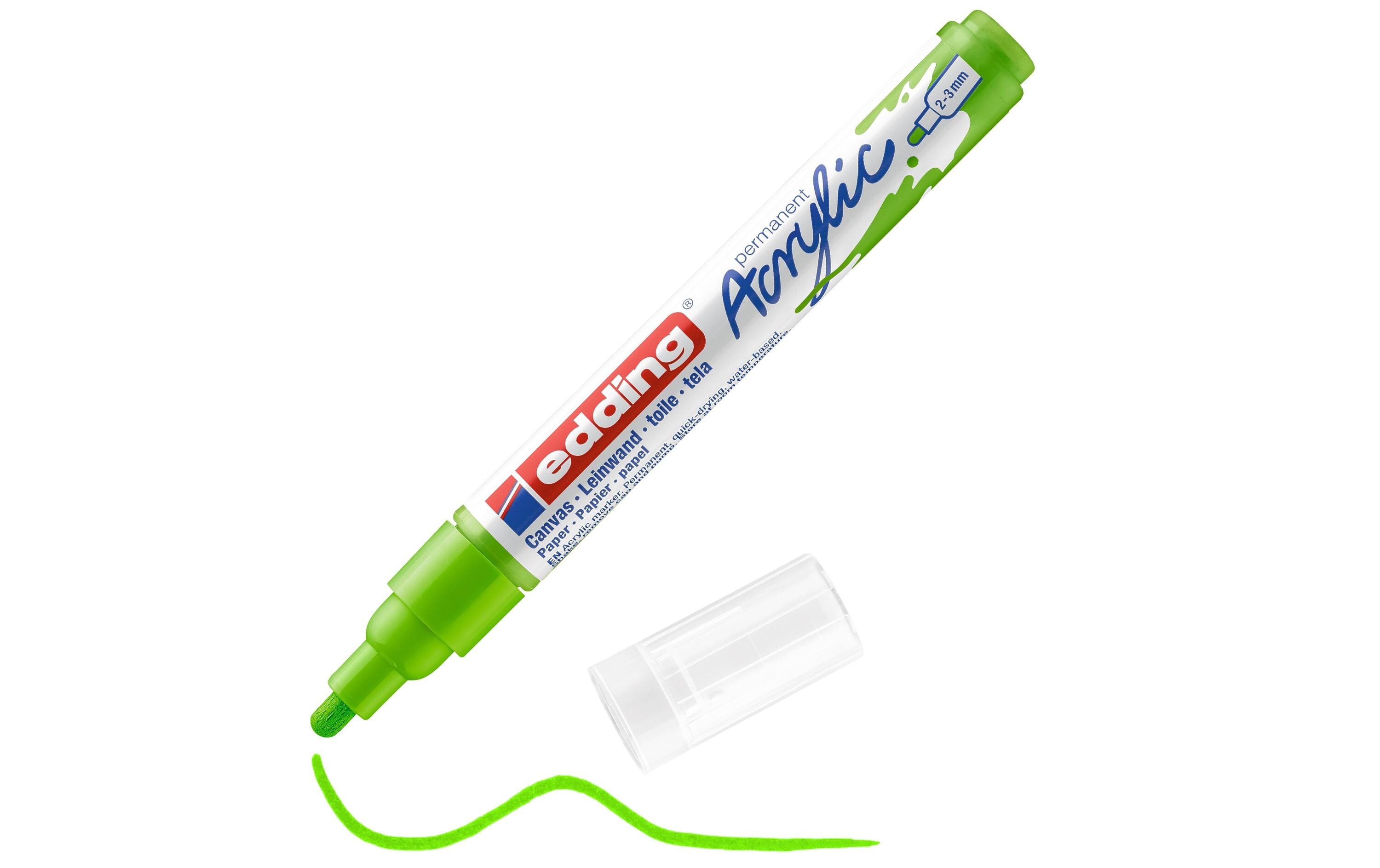 Acrylmarker 5100 Medium, GelbgrünSchnelltrocknende Acrylstifte