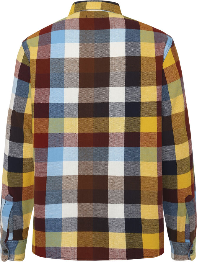 Knowledge Cotton Apparel Loose fit checked flannel shirt - GOTS/Vegan Multi check