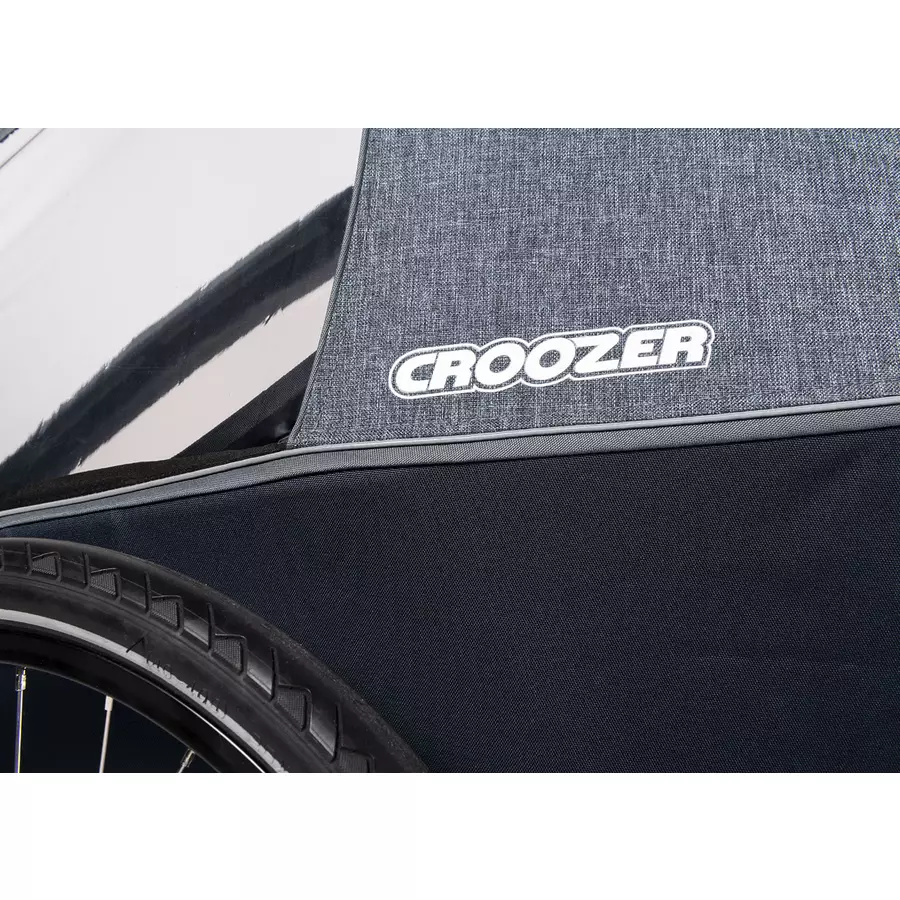 CROOZER Kinderfahrradanhänger Kid Vaaya 2 Graphite blue