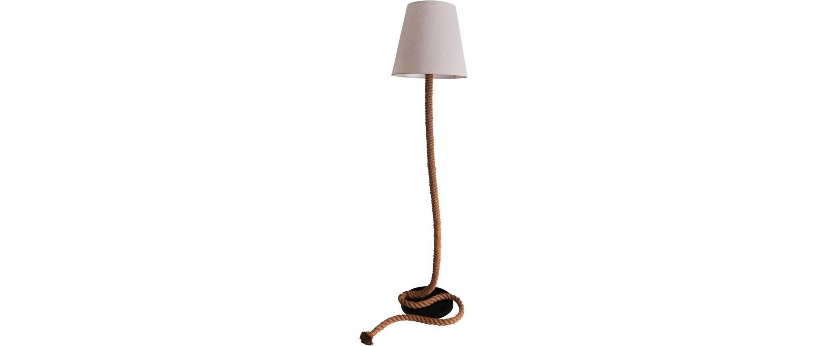 Stehleuchte «Rope» h: 164 cm<br>Stehlampe aus Textil