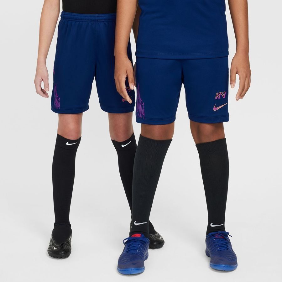 Nike Short d'Entraînement Dri-FIT Academy 25 Mbappé Personal Edition - Bleu/Doré Enfant