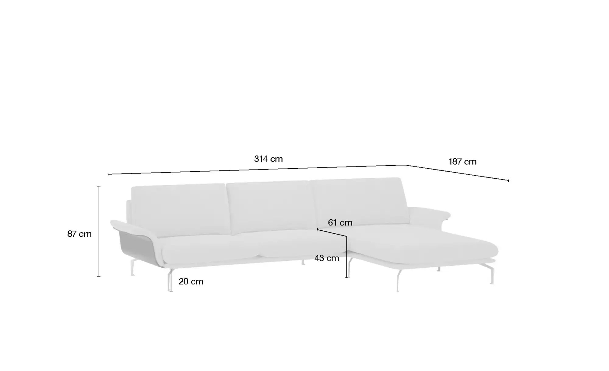 Nils Olsen Ecksofa Alva