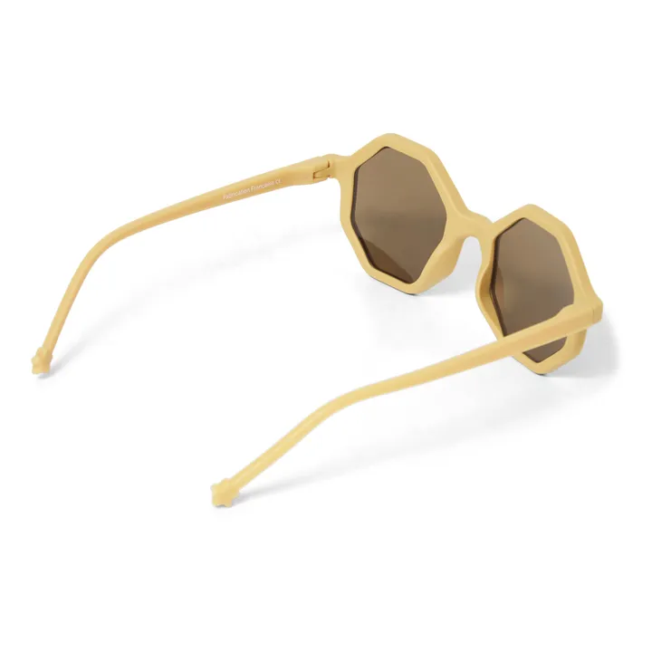 YEYE Lunettes de Soleil | Jaune moutarde