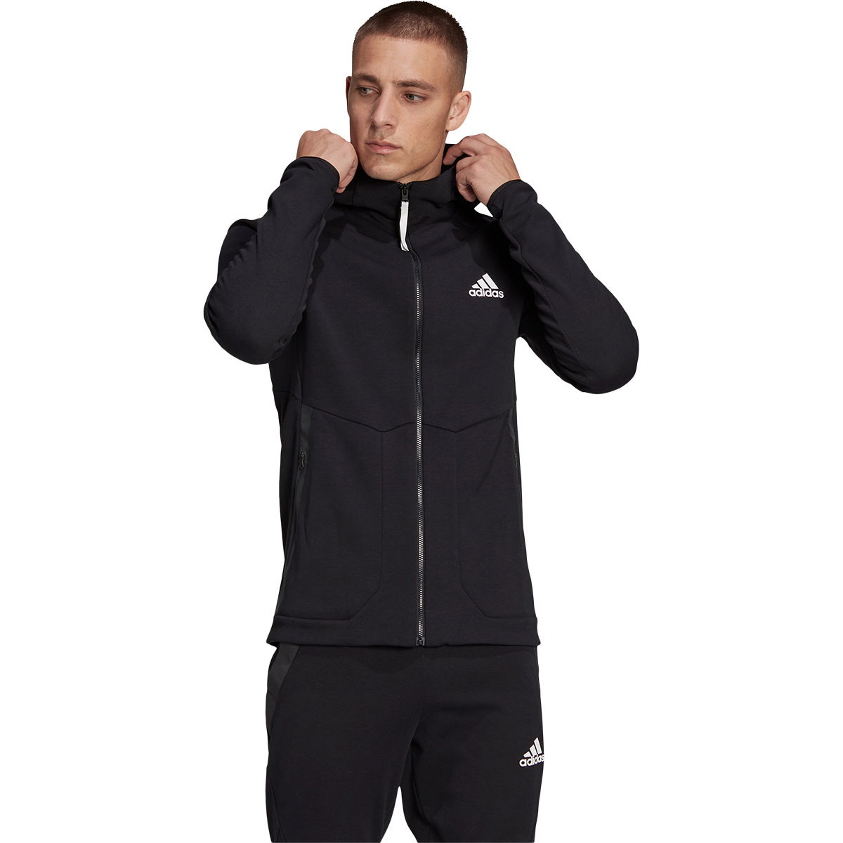 adidas Designed For Gameday Full Zip Hættetrøje Herre