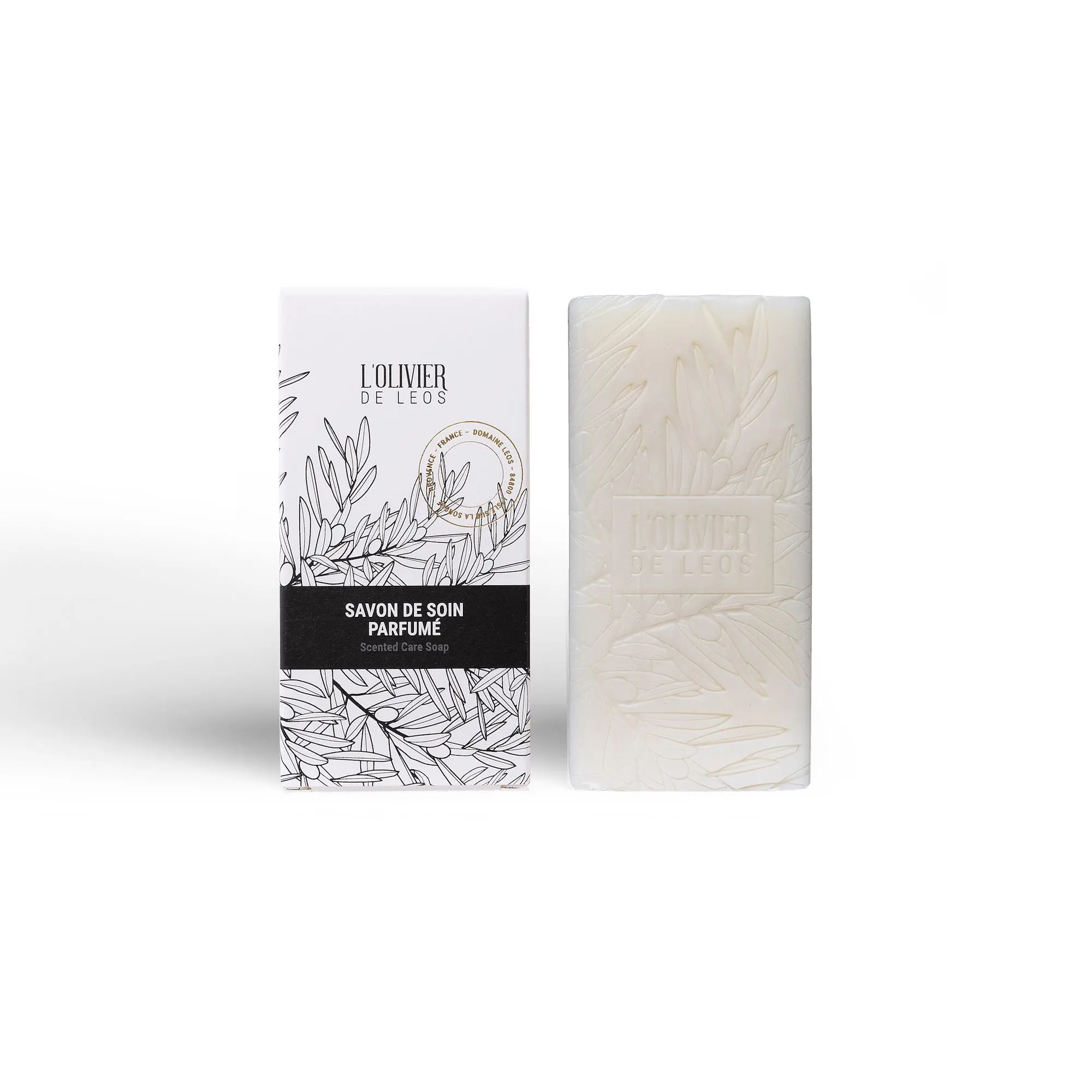 L'Olivier De Leos - Savon de soin parfumé Mains & Corps Pain 150g - Savon