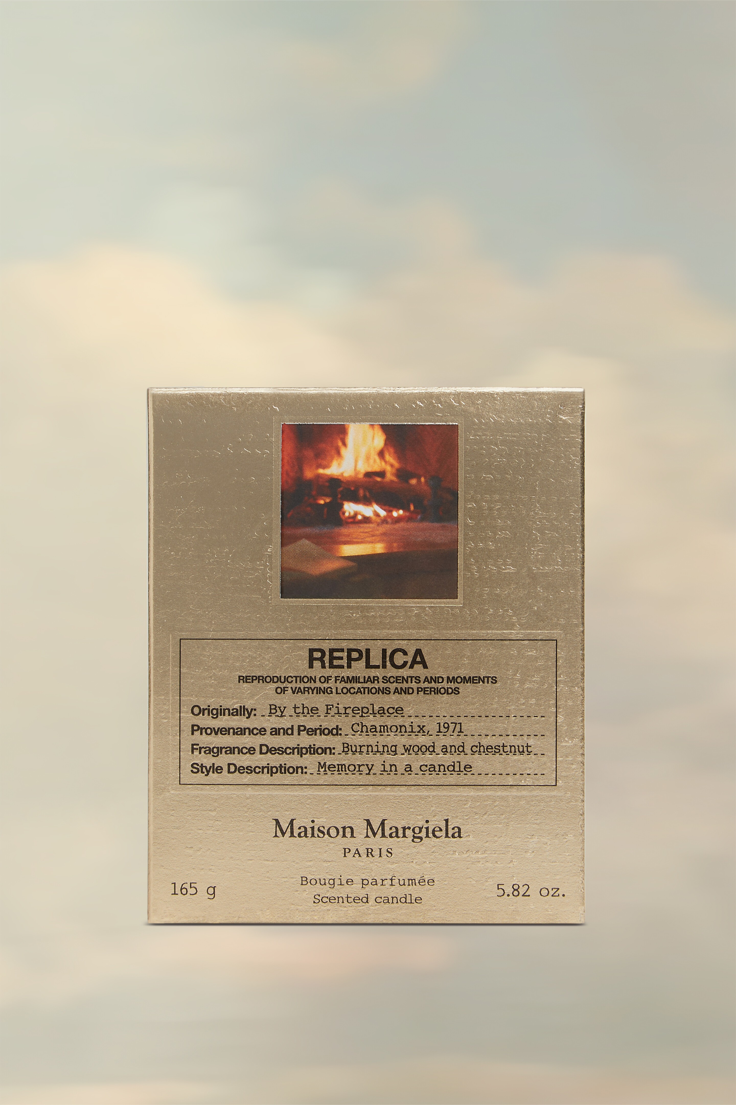 Bougie Replica By the Fireplace
