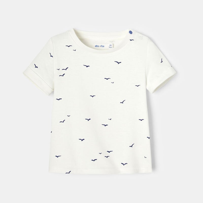 T-shirt jersey bleu bébé mixte Bleu