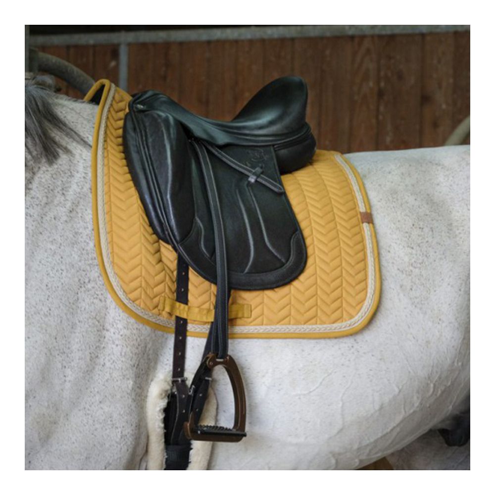 Equitheme SOFTY - Tapis mixte moutarde
