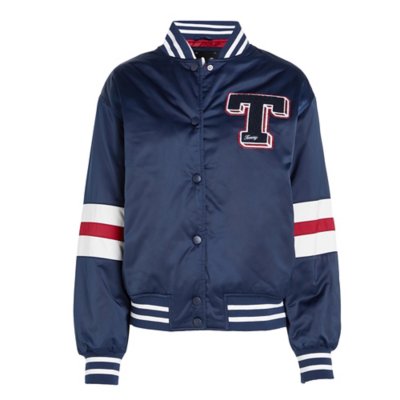 Veste femme Tjw Letterman Satin Bomber TOMMY HILFIGER