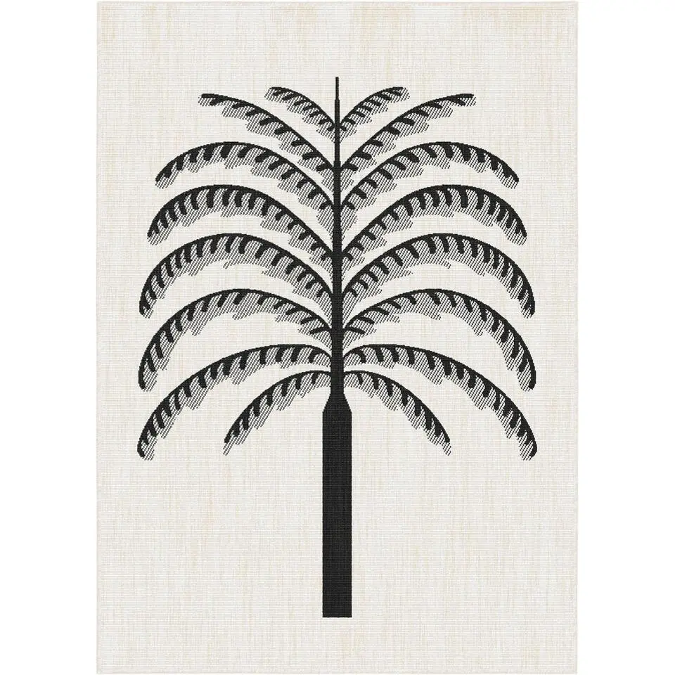 Interieur05 buitenkleed zwart/wit Breeze - 290 x 200 cm