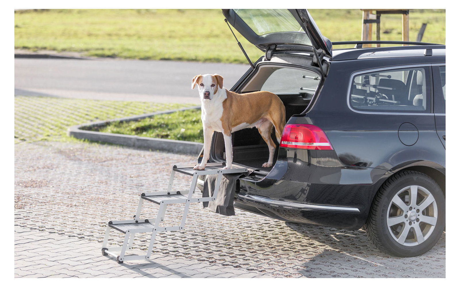 TRIXIE Aluminium Falt-Treppe für Hunde