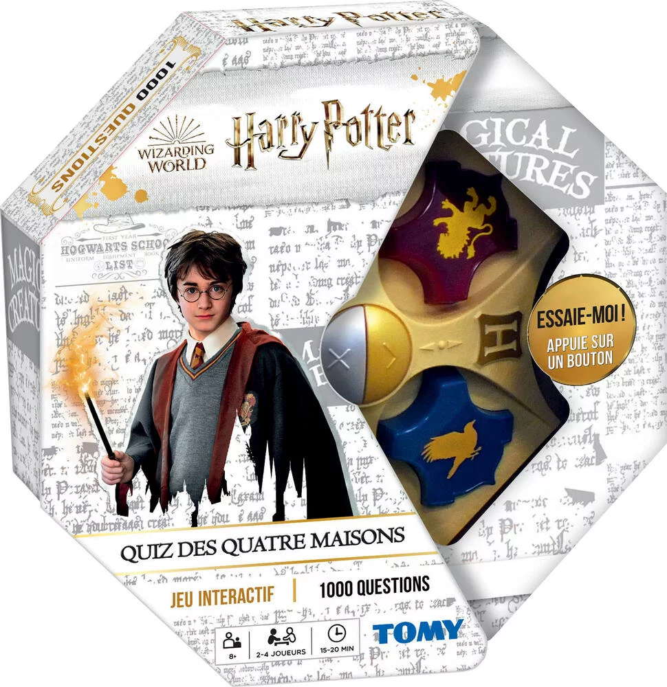 HARRY POTTER LE QUIZ DES 4 MAISONS