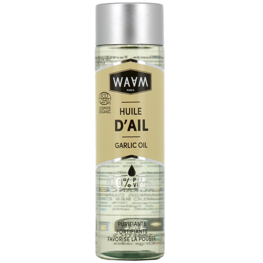 Waam huile d'ail bio - Pousse des cheveux, imperfections