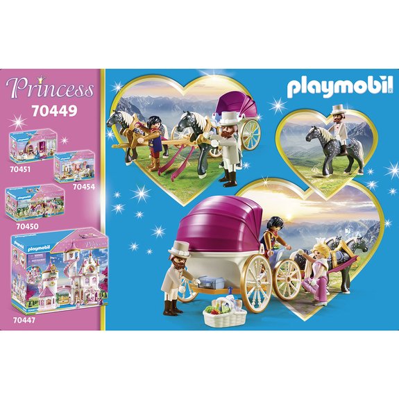Calèche et couple royal Playmobil Princess 70449