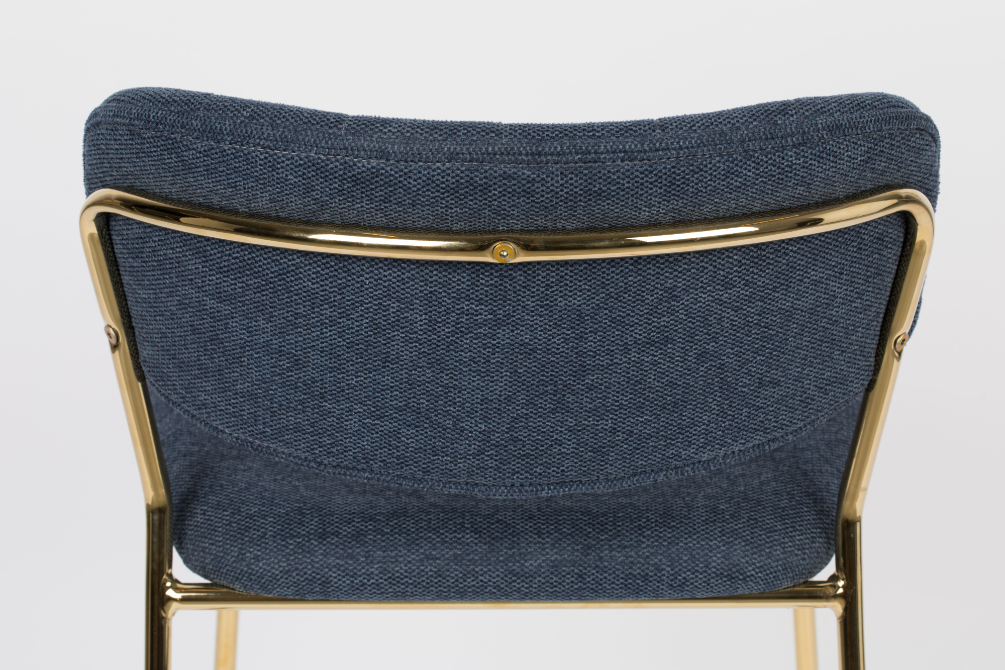 Barkruk Jolien goud/donkerblauw - set van 2