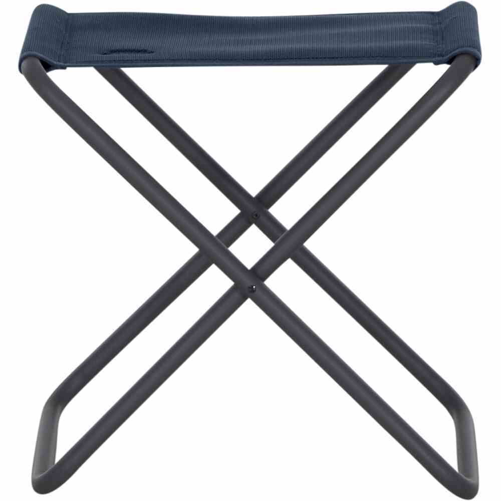Campinghocker PREMIUM - anthrazit-blau - klappbar