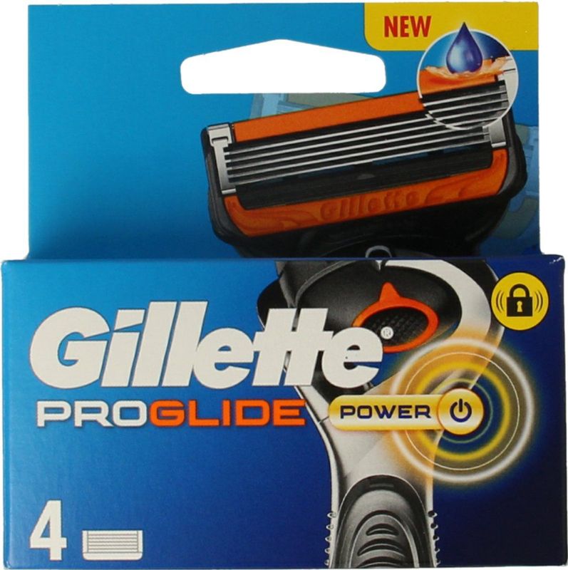 Gillette - ProGlide Power - Navulmesjes - 4st