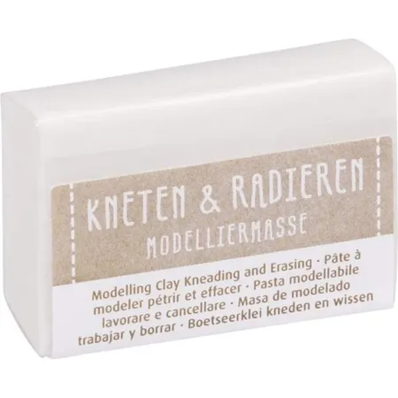 Knorr Prandell Modelliermasse Kneten & Radieren, weiß