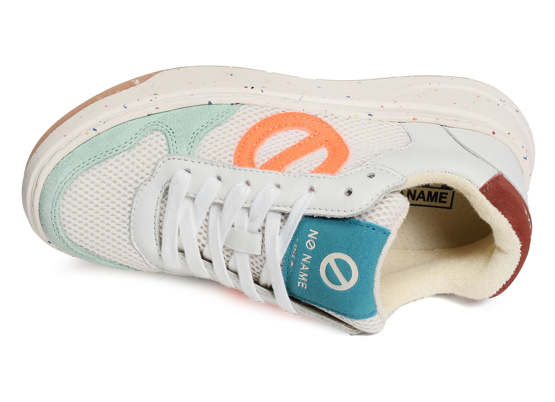 Bridget sneaker blanc orange
