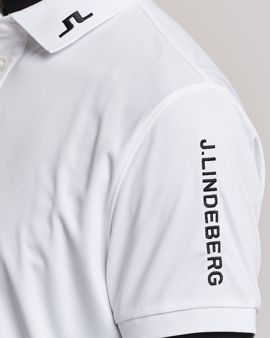 J.Lindeberg Regular Fit Tour Tech Stretch Polo White