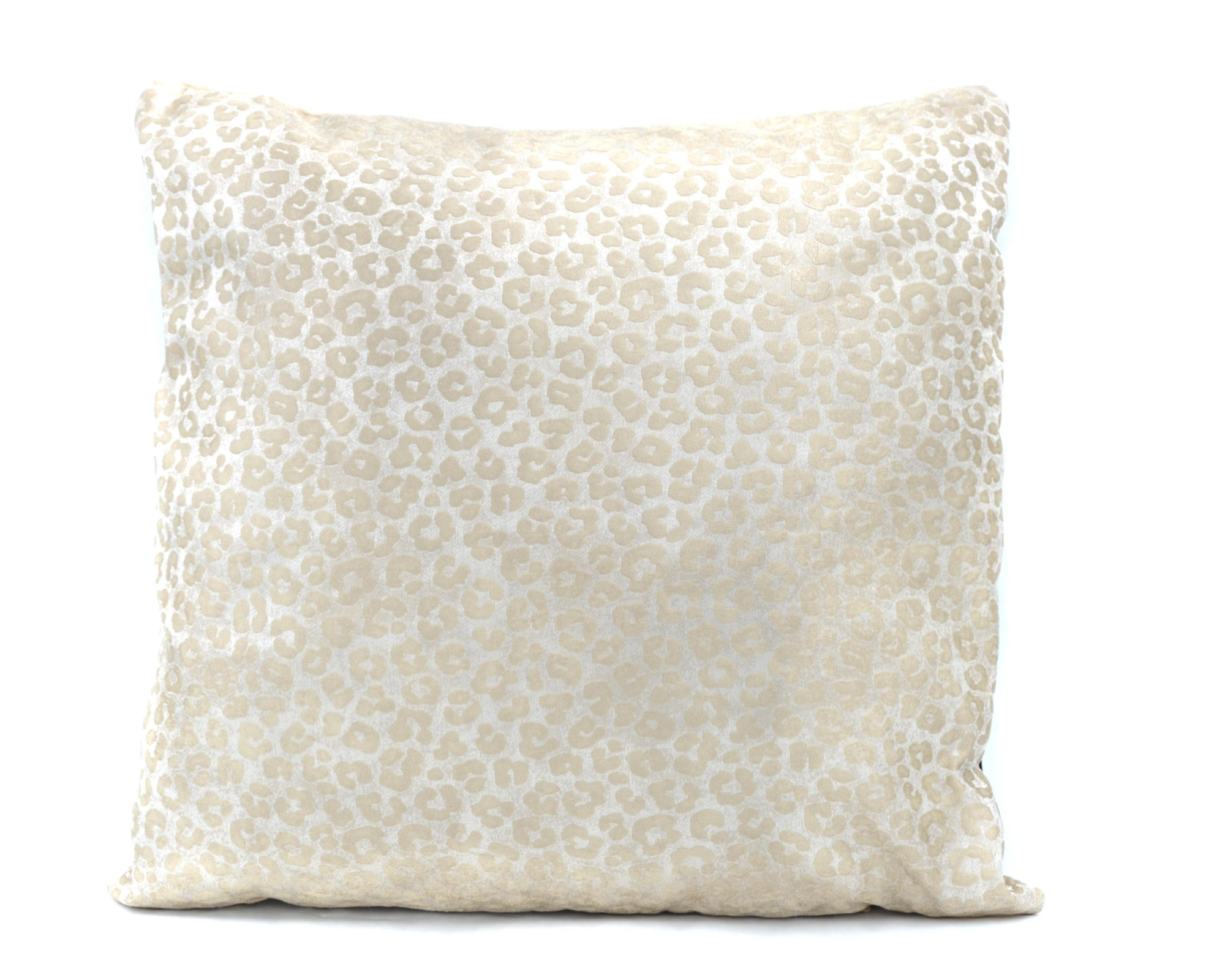Kussen Castelleone panterprint zilver 45 x 45 cm