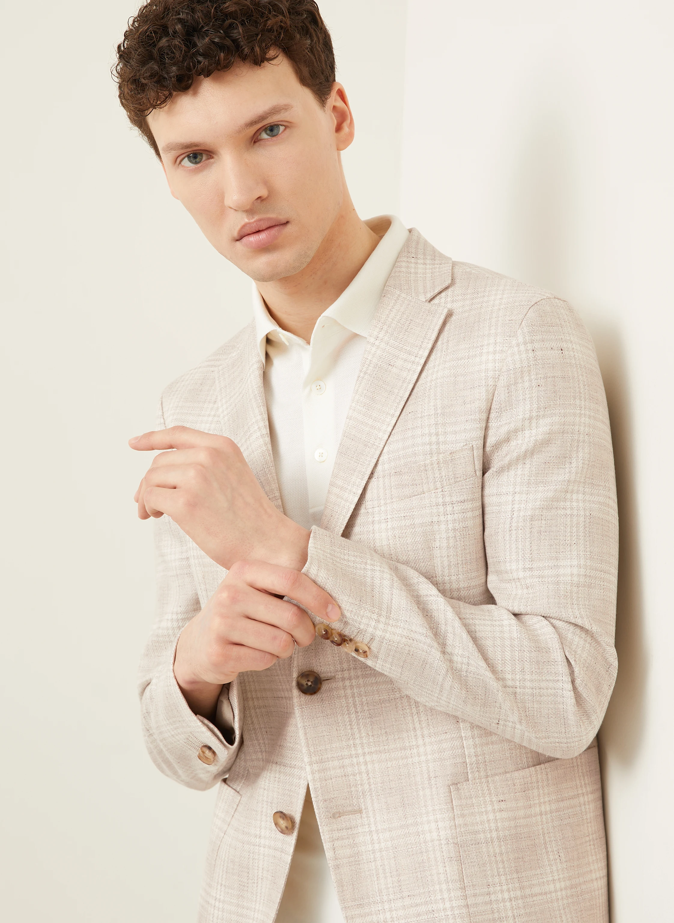 ZEGNA Sakko Extra Slim Fit mit Leinen