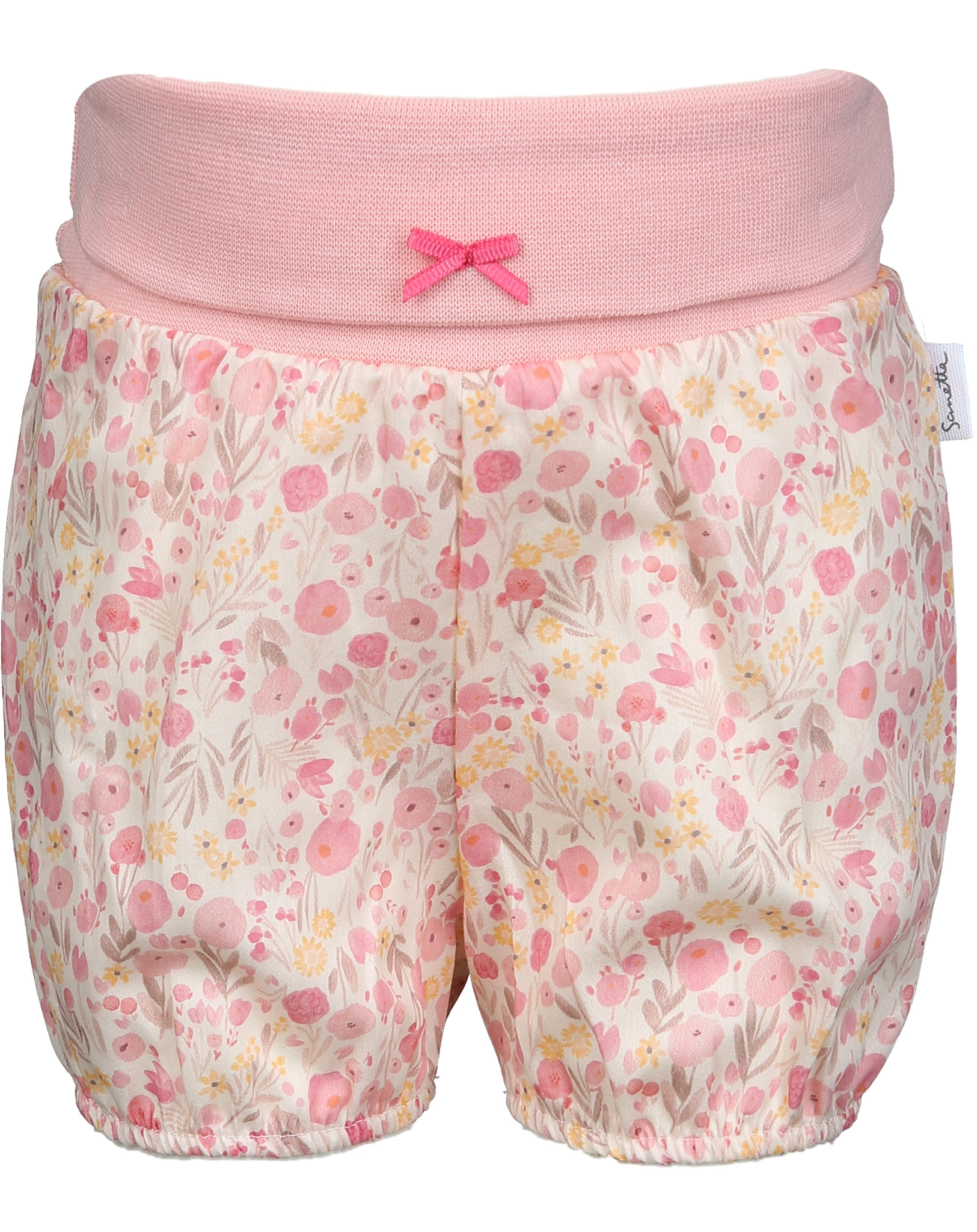 Shorts FLOWER POPLIN AOP in ivory