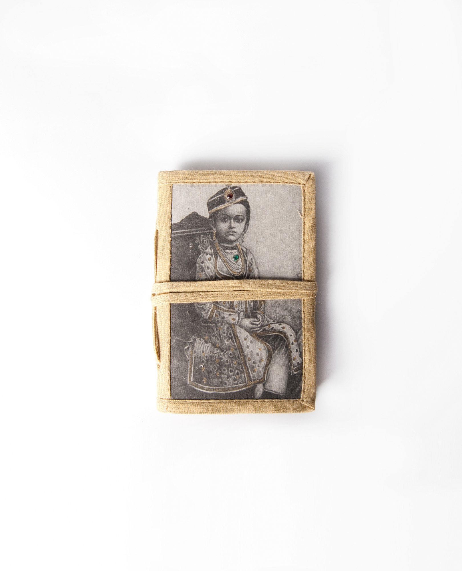 Notizbuch 'Naukarani', beige, B 10 cm, H 15 cm günstig bestellen