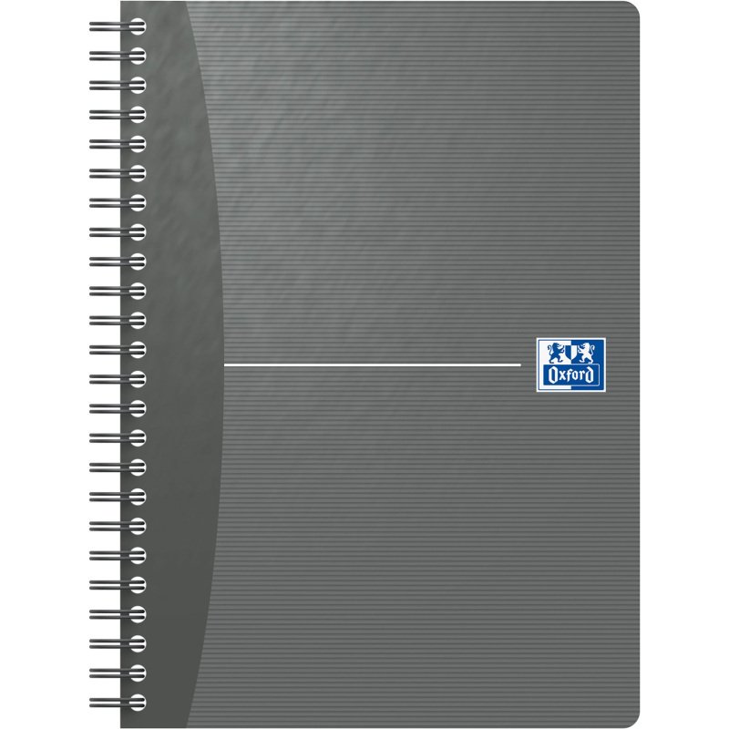 Cahier spirale Oxford Essentials 14,8 x 21 cm - petits carreaux - 180 pages