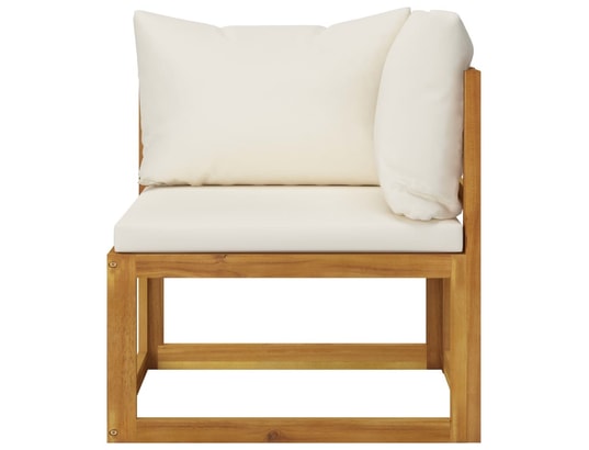 LES TENDANCES - Salon extérieur Salon de jardin-crème-6 places-68x70x60-299204