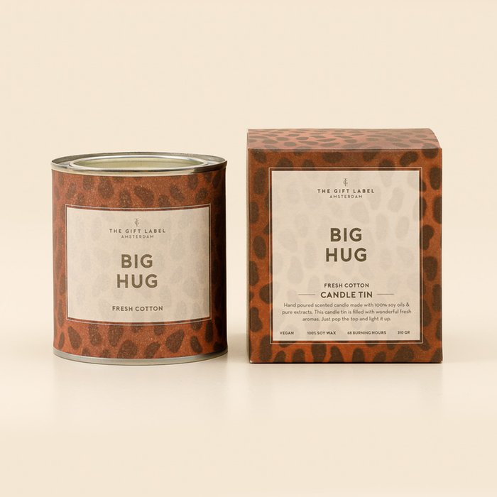 The Gift Label | Geurkaars | Big hug 310 gram
