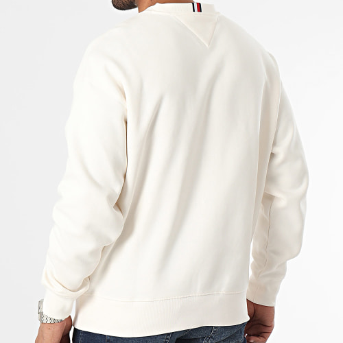 Sweat Crewneck Monotype Embroidery 2726 Blanc