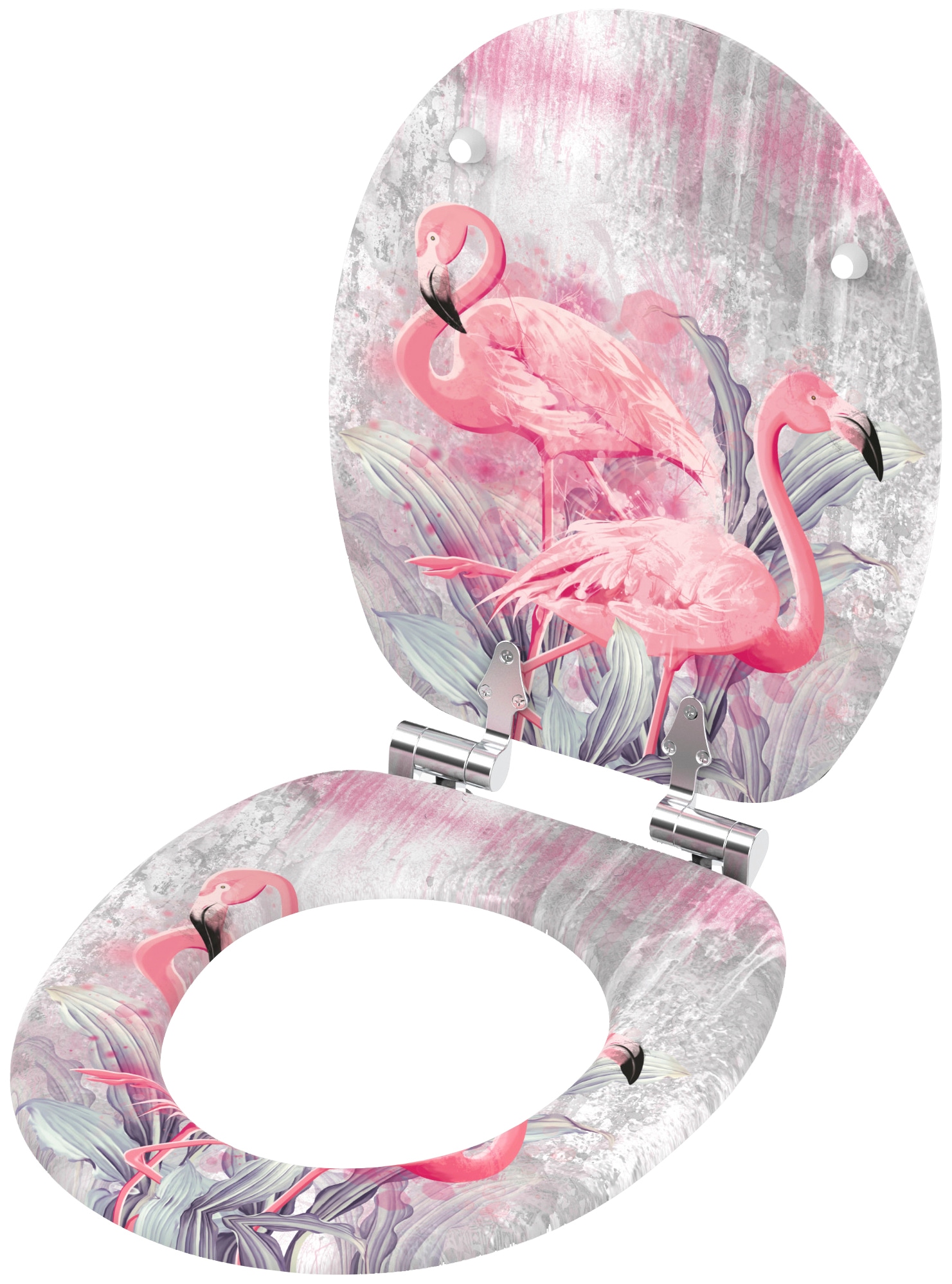 Sanilo WC-Sitz »Flamingo« mit Absenkautomatik, BxL: 37,7 x 42,0 - 47,0 cm