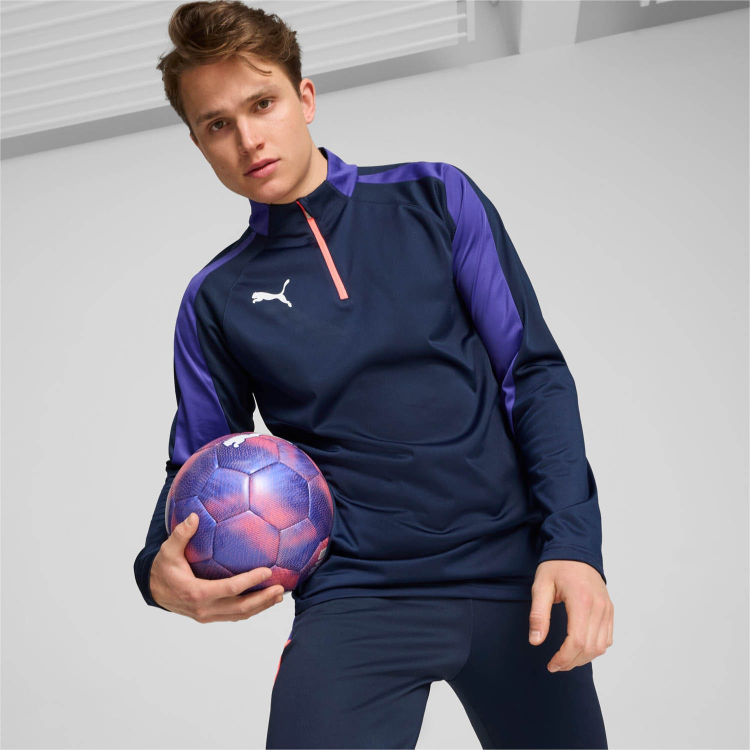 PUMA  Individual LIGA 1/4 Zip Top