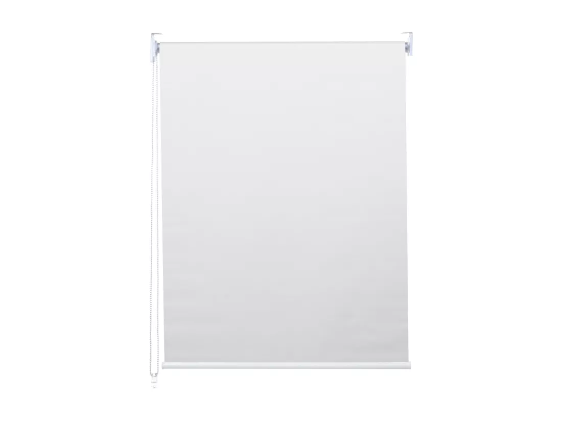 Store enrouleur de fenêtre blanche 90 x 0.3 x 160 cm 04_0004561