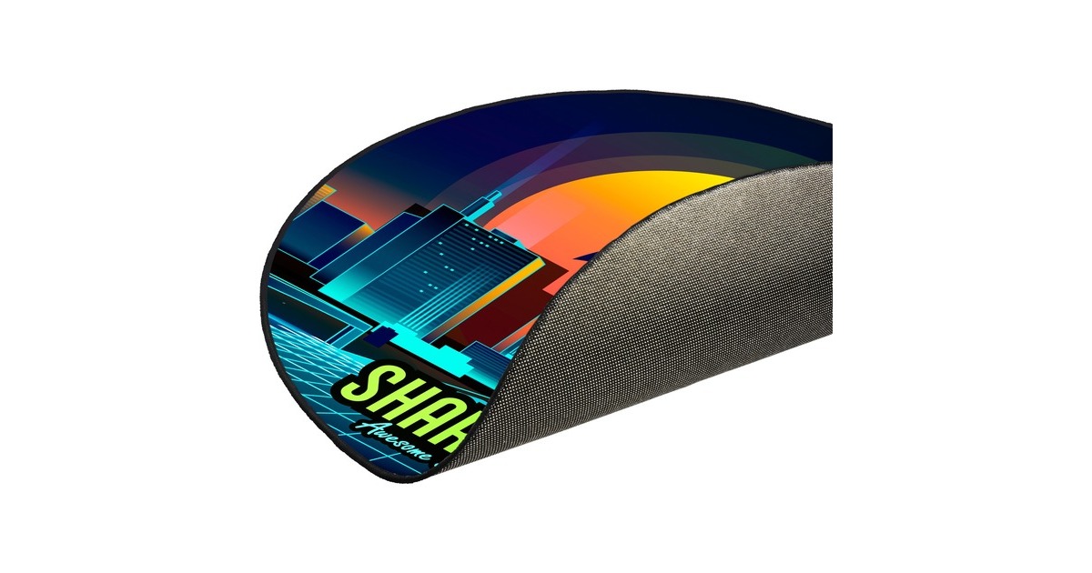 SharkoonSFM11 Floor Mat (Retro) beschermingsmat  (Blauw/geel)