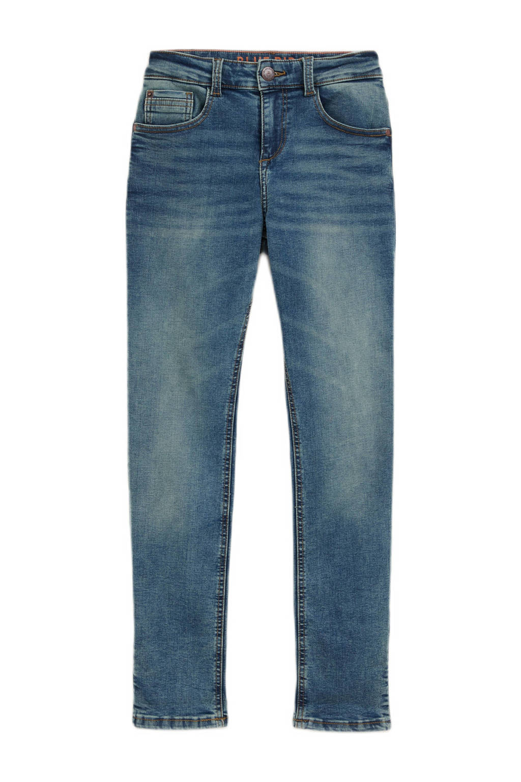 WE Fashion tapered fit jeans bright blue denim