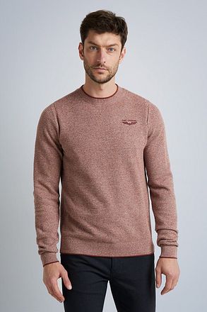 PME Legend Trui Mouline Rood PKW2211320 kopen