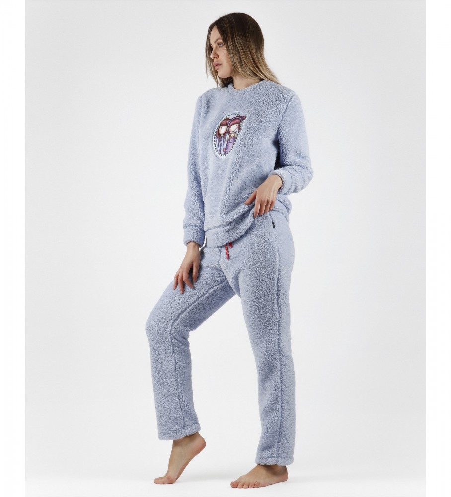 Pijama Admas Sherpa The Duet Azul