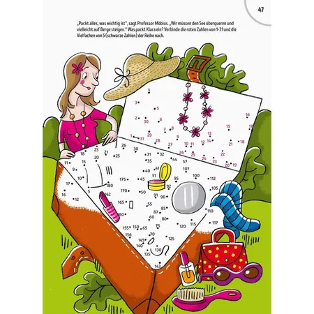 Ravensburger Rätselblock von Punkt zu Punkt: Insel der wilden Tiere